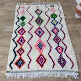 Handmade Berber wool mrirt rug 176 X 120 CM
