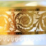 Shaker st louis crystal model thistle gold