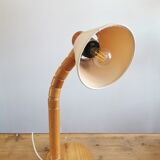 Scandinavian articulated pine lamp