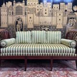 Empire mahogany sofa bench