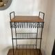 1960s side table with magazine holder