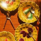 Old fruit plates in slurry