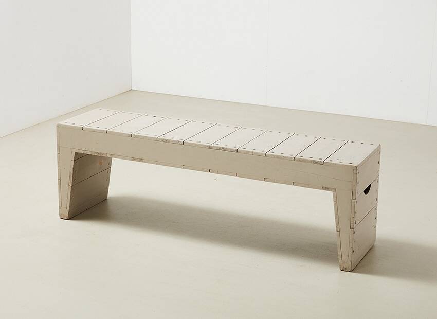 Dom Hans van der Laan Bossche School Bench Netherlands 1966