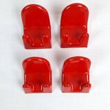 Paire de patères space age par Makio Hasuike pour Gedy, 1960