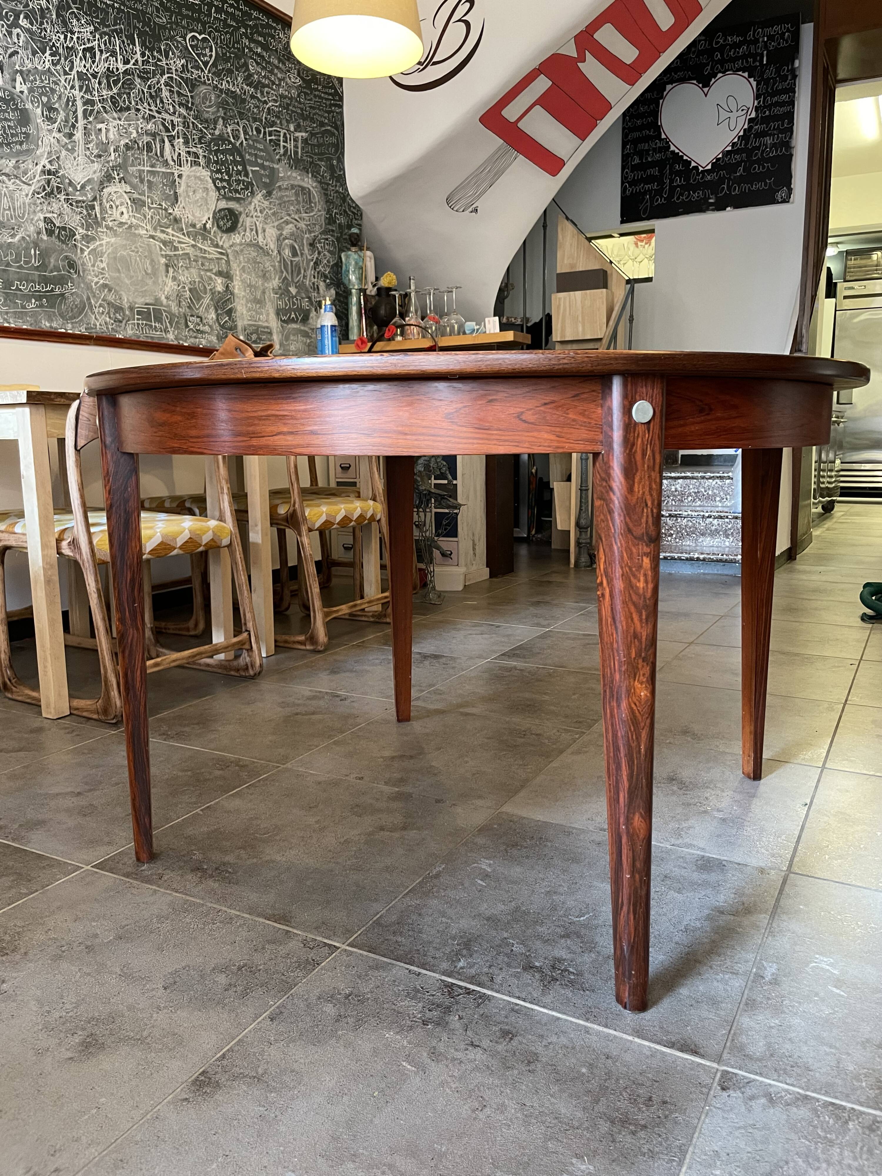 Table dining room Scandinavian rosewood