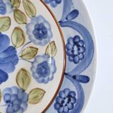 Decorative plate painted flowers