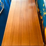 Mahogany writing desk 6 drawers 1960