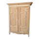 Antique cherry wood wardrobe – fully sandblasted