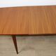 Table de repas extensible vintage en teck – années 60
