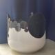 Glazed stoneware planter by Caroline Wagenaar
