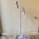 Lampe lampadaire liseuse Delmas vintage années 70 chrome & alu