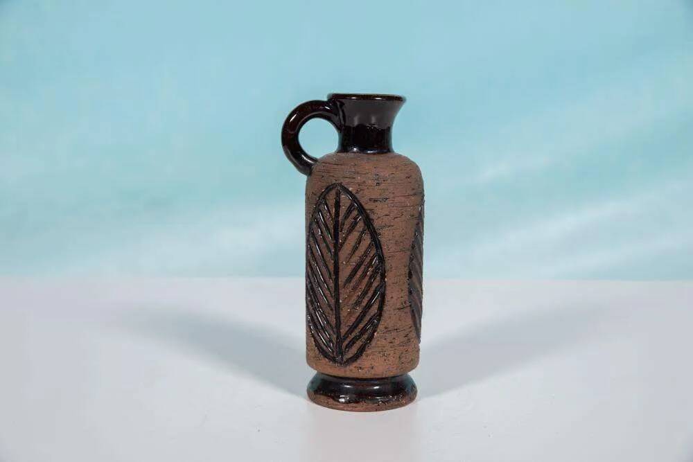 Ceramic vase with vintage design from Laholm, Sweden, 1960s vase.