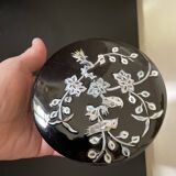 Japanese lacquer and mother-of-pearl jewelry box