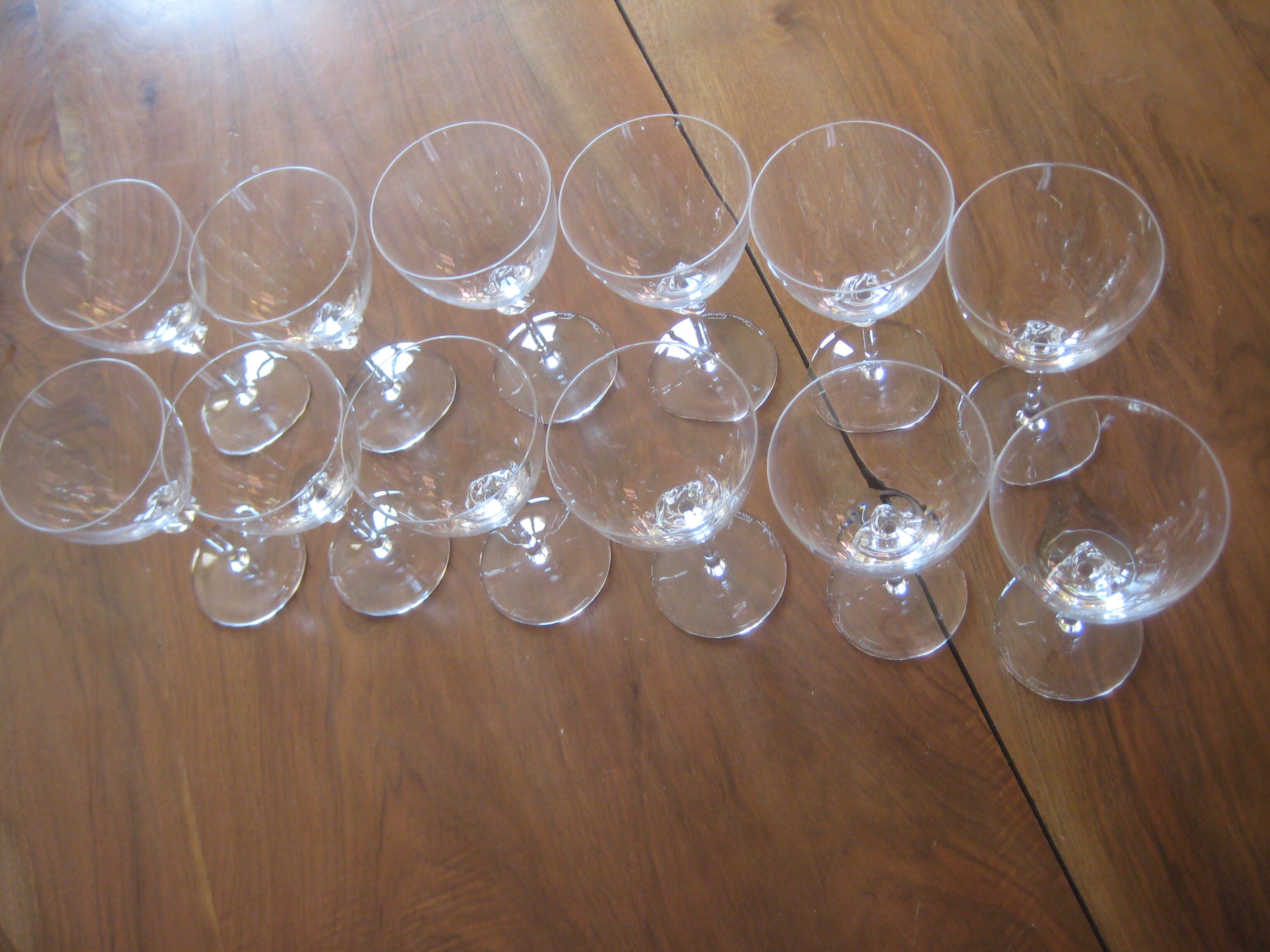 12 GLASSES with DAUM WINE, Bolero model