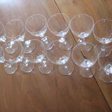 12 GLASSES with DAUM WINE, Bolero model
