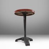 Rare Louis Vuitton cast iron bistro table with bakelite top, France ca. 1930