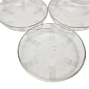 Vintage Art Deco dessert plates, 1930s, set of 6