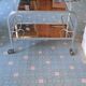 Modernist mirrored bar cart