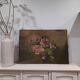 Huile sur toile roses