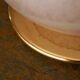 Large satin and corroded Murano glass table lamp Swirl by VeArt, 1980s.
