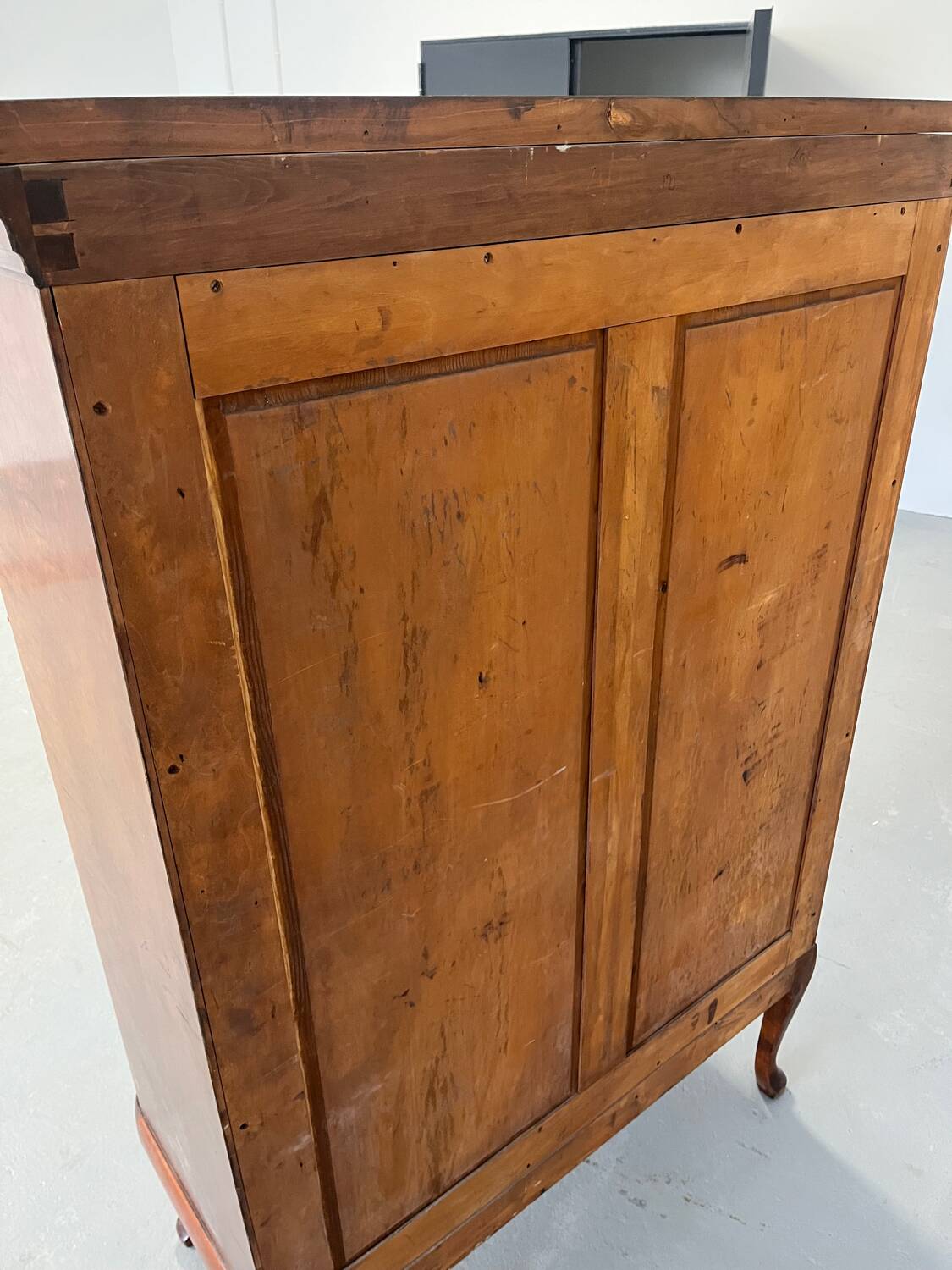 Oak linen closet from the 1930s, Norway