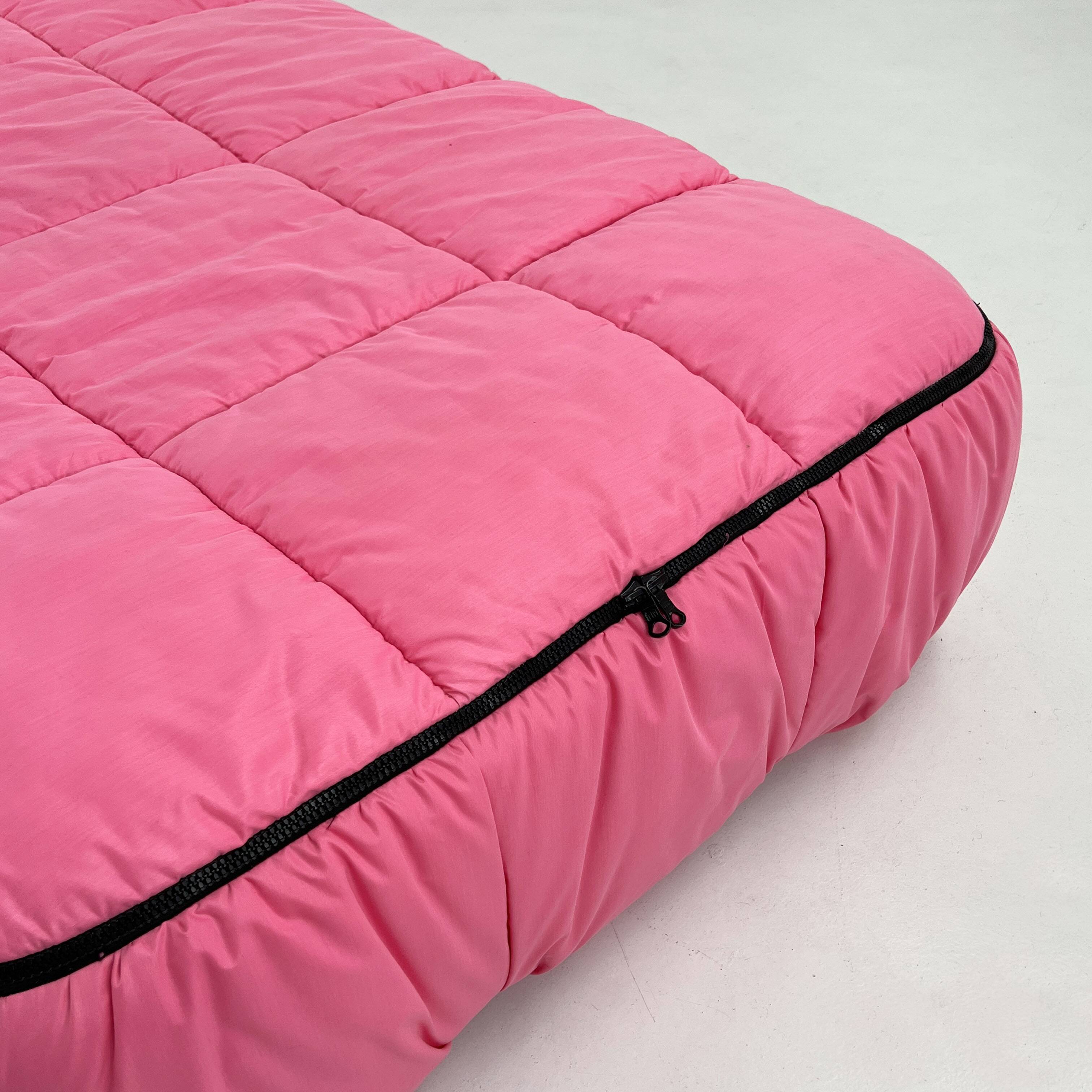 Canapé-lit rose par Cini Boeri pour Arflex, 1970