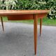 Vintage round table tapered feet