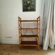 Vintage rattan bookshelf