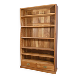 Solid Mahogany Bookcase, India - 20th Century