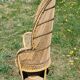 Emmanuelle's braided rattan chair from the 70s.