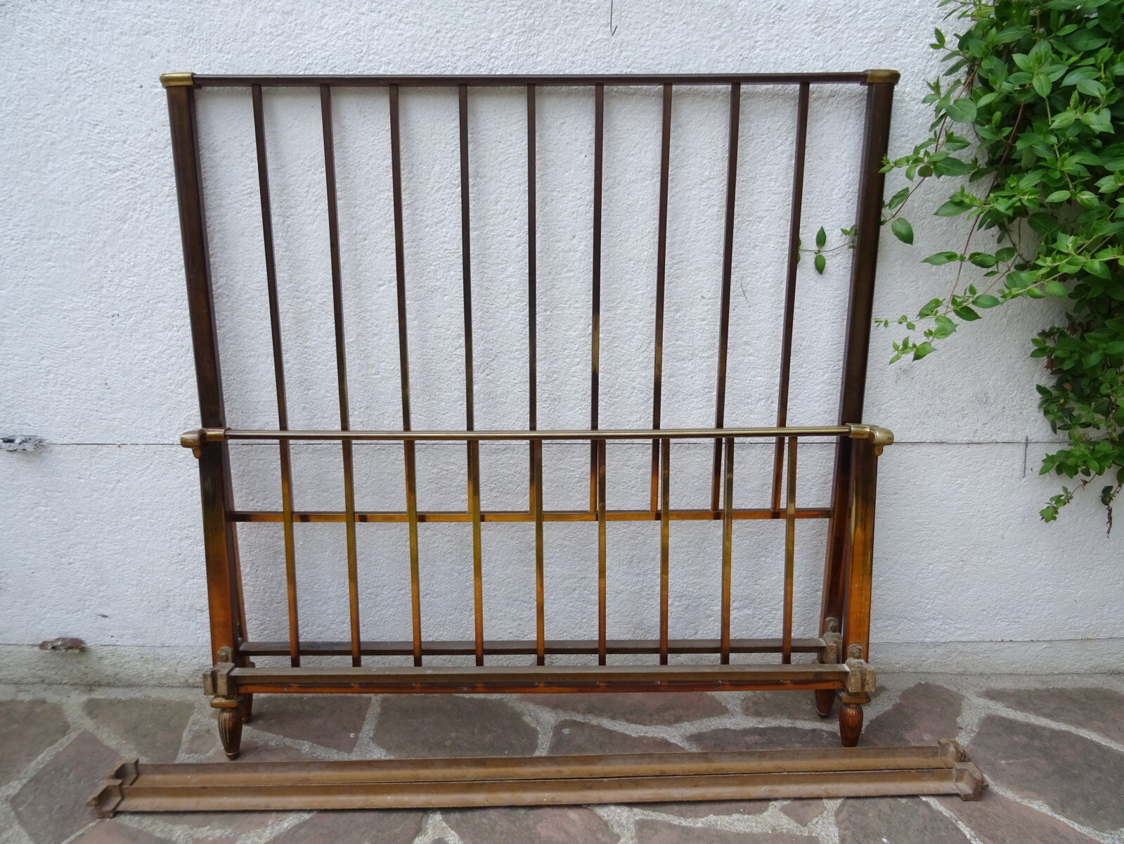 Brass double bed