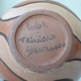 Terracotta pottery vase