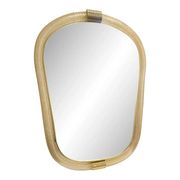 Venetian Style Murano Glass Mirror with Twisted Torciglione Frame