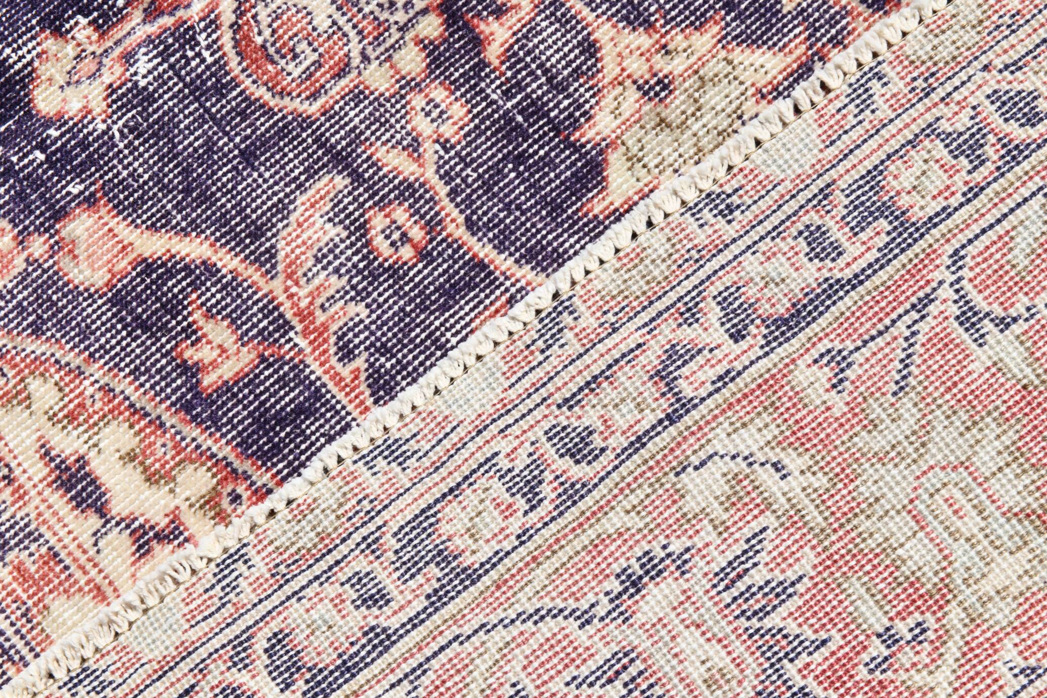 Navy Blue Orientel Style Vintage Persian Rug, 228x338 Cm
