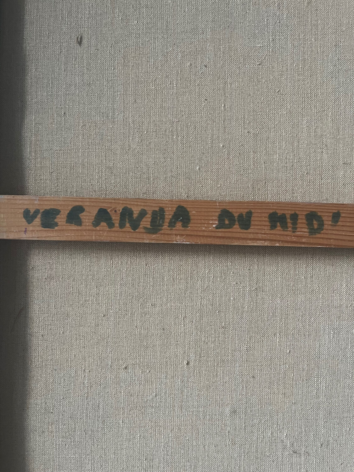 “Veranda du Midi” oil on canvas signed Helme