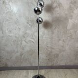 Vintage chrome metal floor lamp