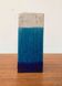 Mid-century Italian blue and white minimalist vase by Bitossi, 1960s.