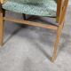 Scandinavian compass foot armchair