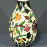 Polychrome Earthenware Vase, signed J.Massier, Vallauris – Early 20th Century