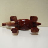Two wooden animals