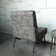 Armchair and ottoman designed by Paul Geoffroy, Airborne, France, 1960
