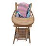 Chaise haute Baumann pour bébé vintage