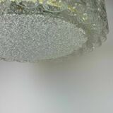 XL 60s 70s Chandelier Chandelier Doria Brass Glass Space Age Design 60s