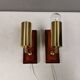 Wall lamps by Danish Vitrika (Closed in the early 1990s)
