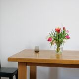 Solid oak farmhouse table