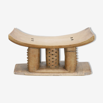 Ancient African Ashanti wooden stool