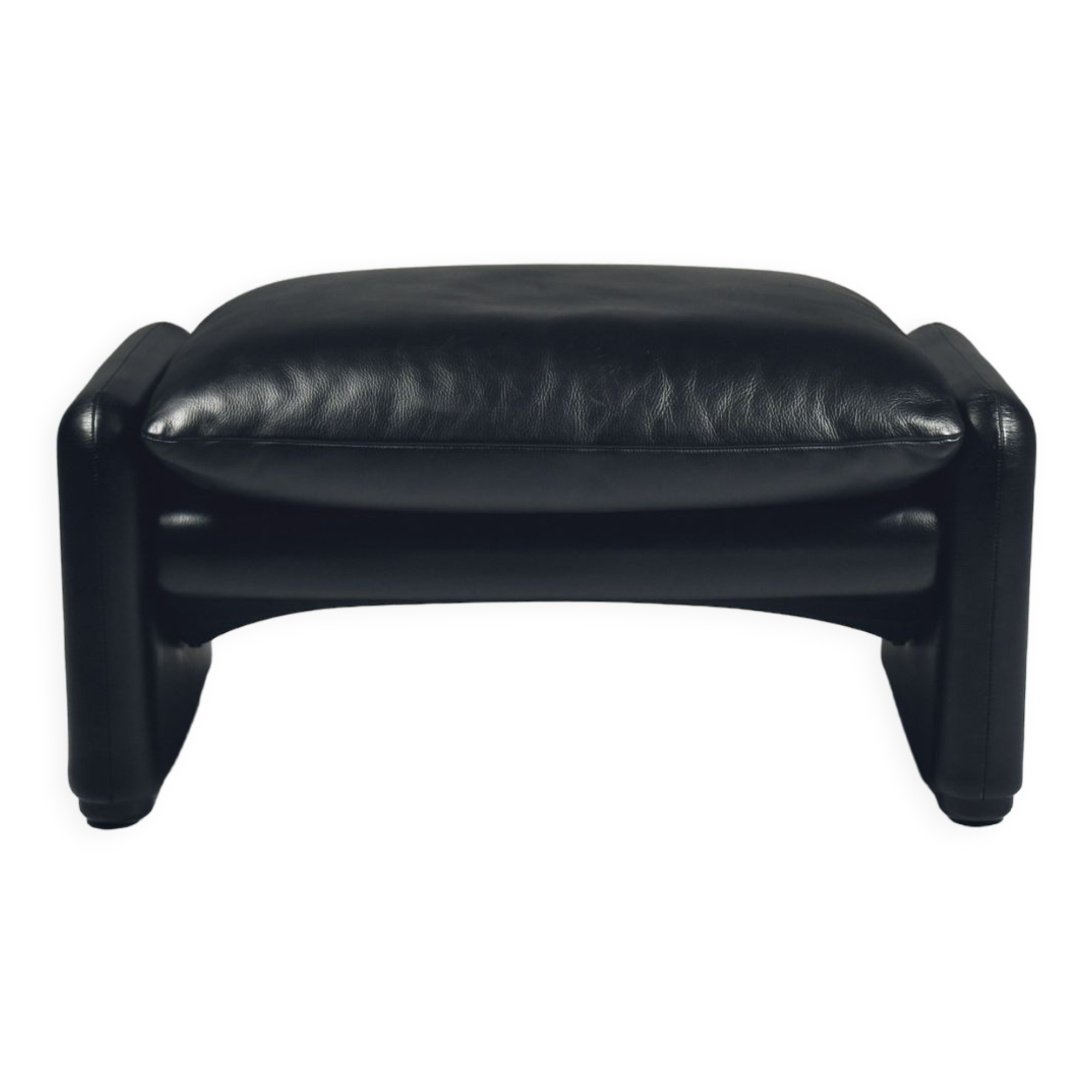 Vintage Maralunga footrest by Vico Magistretti for Cassina 1973