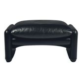 Repose-pieds Maralunga vintage par Vico Magistretti pour Cassina 1973