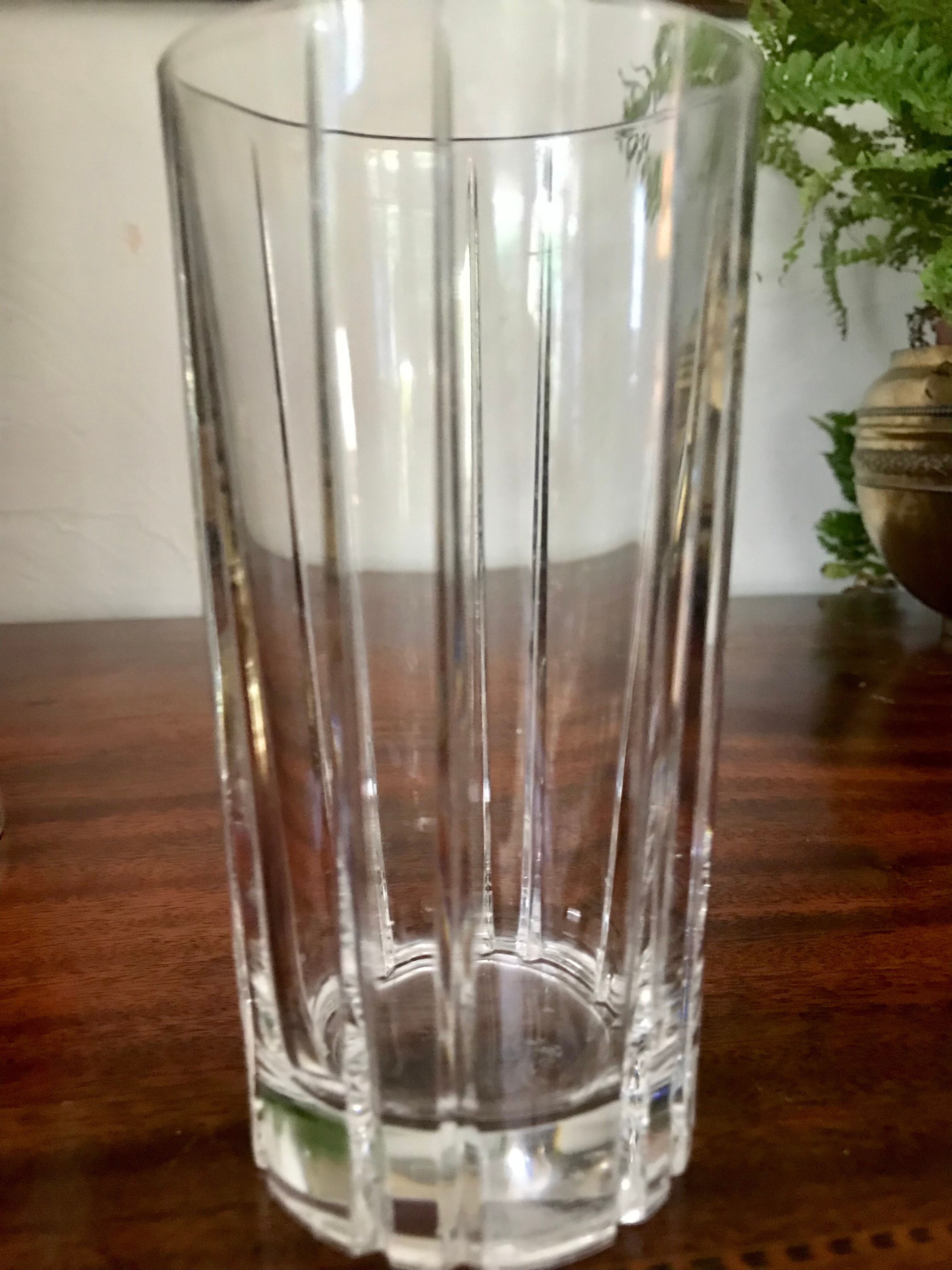 5 crystal glasses