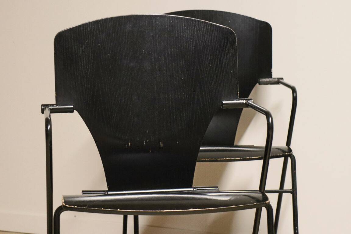 Série de 6 chaises EGOA 300 par Josep Mora - 1980